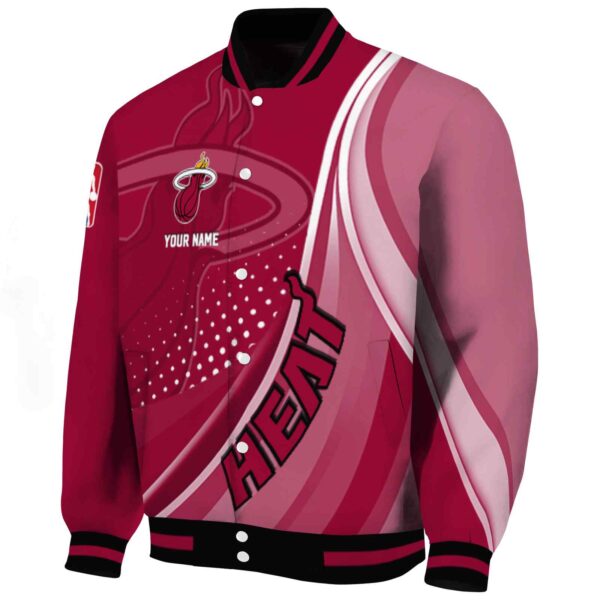 custom miami heat wave patterns red jacket best selling