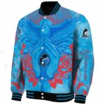 custom miami marlins praying hands blue jacket best selling