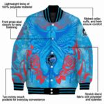 custom miami marlins praying hands blue jacket best selling