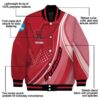 custom miami redhawks wave patterns red jacket new arrival