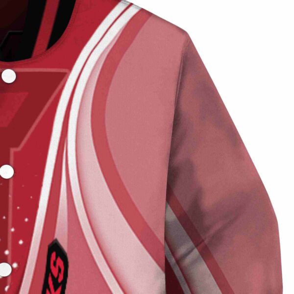 custom miami redhawks wave patterns red jacket premium grade