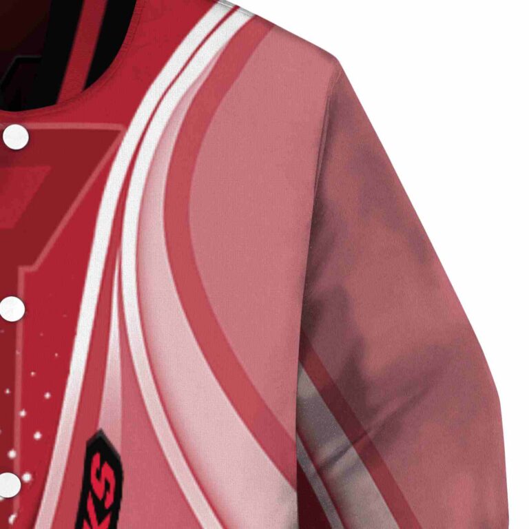 custom miami redhawks wave patterns red jacket premium grade
