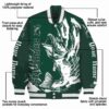 custom michigan state spartans fishing passion green white jacket new arrival