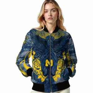 custom michigan wolverines praying hands blue jacket latest model