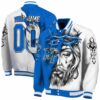 custom middle tennessee blue raiders jesus tears blue white jacket fashion forward
