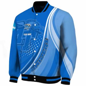 custom middle tennessee blue raiders wave patterns blue jacket best selling
