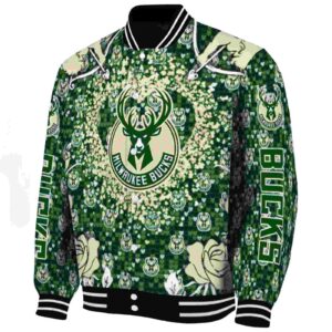 custom milwaukee bucks heart explosion green jacket best selling
