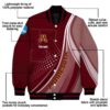 custom minnesota golden gophers wave patterns maroon jacket new arrival