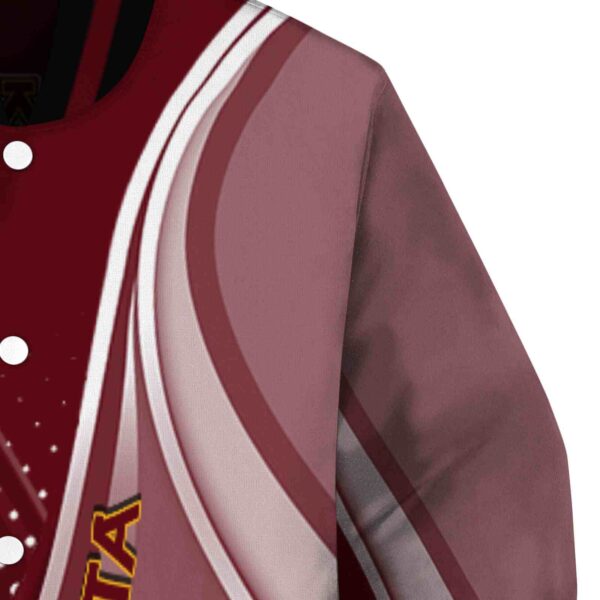 custom minnesota golden gophers wave patterns maroon jacket premium grade