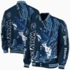 custom minnesota timberwolves fishing passion midnight blue white jacket fashion forward