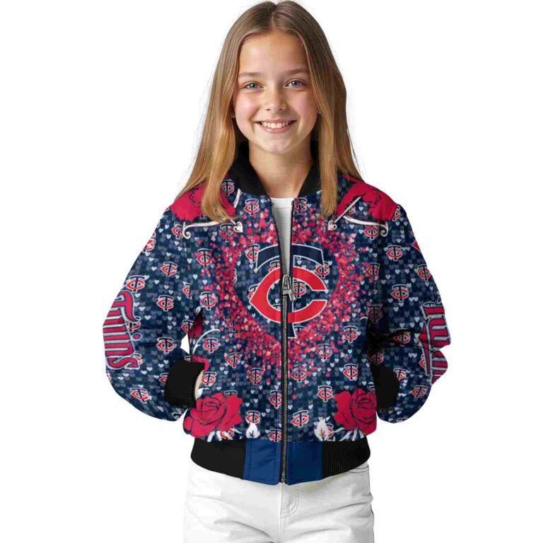 custom minnesota twins heart explosion navy jacket top rated