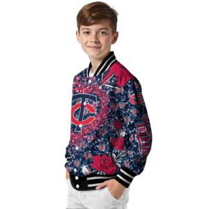 custom minnesota twins heart explosion navy jacket trendy