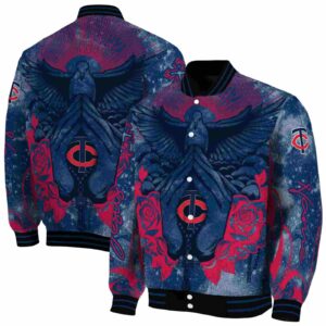 custom minnesota twins praying hands navy jacket fashion forward
