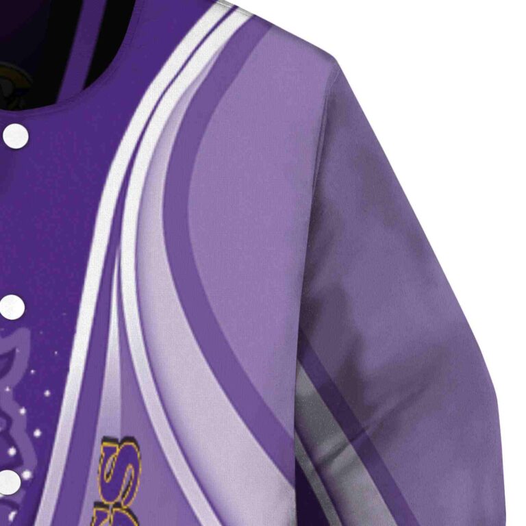 custom minnesota vikings wave patterns purple jacket premium grade