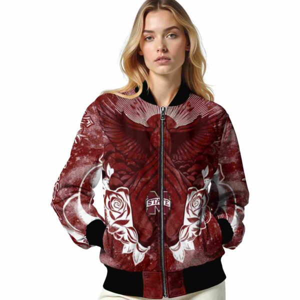 custom mississippi state bulldogs praying hands maroon jacket latest model