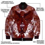 custom mississippi state bulldogs praying hands maroon jacket best selling