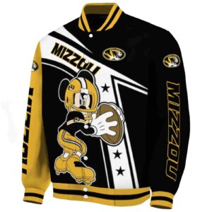 custom missouri tigers mickey football black white jacket best selling