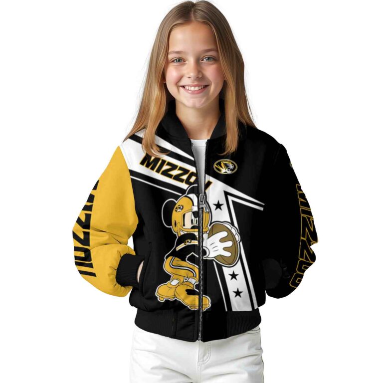 custom missouri tigers mickey football black white jacket top rated