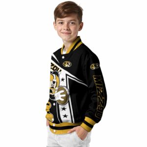 custom missouri tigers mickey football black white jacket trendy