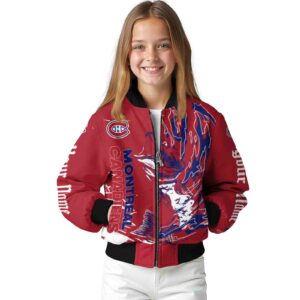 custom montreal canadiens fishing passion red white jacket top rated