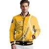 custom nashville predators wave patterns gold jacket high quality