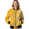 custom nashville predators wave patterns gold jacket latest model