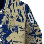 custom navy midshipmen fishing art blue jacket best selling