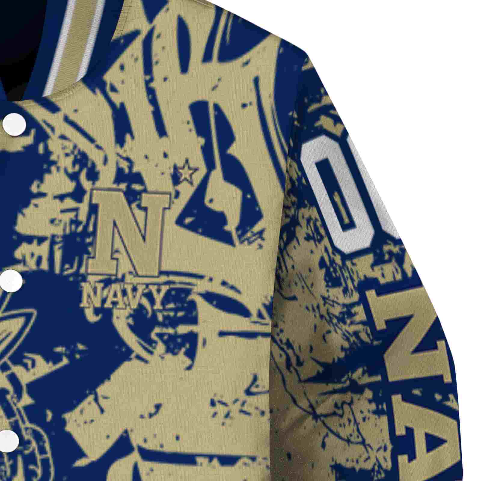 custom navy midshipmen fishing art blue jacket premium grade custom navy midshipmen fishing art blue jacket premium grade