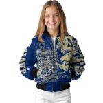 custom navy midshipmen fishing art blue jacket best selling