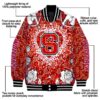custom nc state wolfpack heart explosion red jacket new arrival