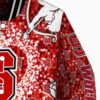 custom nc state wolfpack heart explosion red jacket premium grade