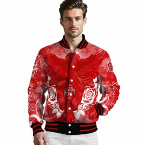 custom nc state wolfpack praying hands red jacket high quality