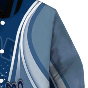 custom nevada wolf pack wave patterns blue jacket premium grade
