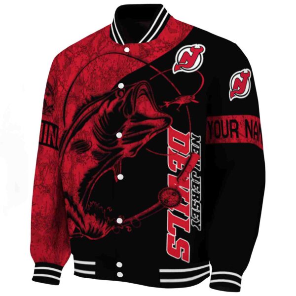 custom new jersey devils fishing rod black jacket best selling