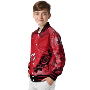 custom new jersey devils praying hands red jacket trendy
