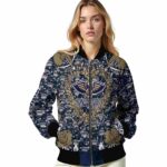 custom new orleans pelicans heart explosion navy jacket best selling
