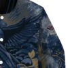 custom new orleans pelicans praying hands navy jacket premium grade
