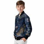 custom new orleans pelicans praying hands navy jacket best selling