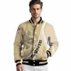 custom new orleans saints wave patterns gold jacket high quality