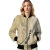custom new orleans saints wave patterns gold jacket latest model