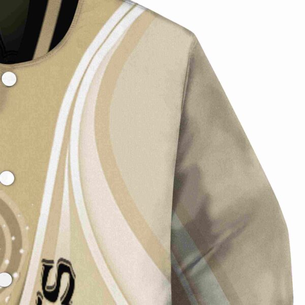 custom new orleans saints wave patterns gold jacket premium grade
