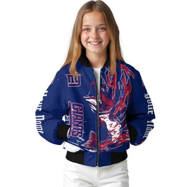 custom new york giants fishing passion blue white jacket top rated