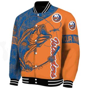 custom new york islanders fishing rod orange jacket best selling