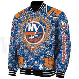 custom new york islanders heart explosion blue jacket best selling