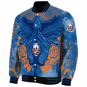 custom new york islanders praying hands blue jacket best selling