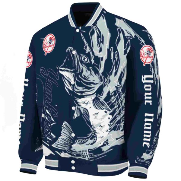 custom new york yankees fishing passion navy white jacket best selling