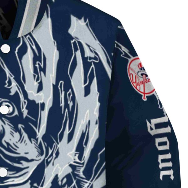 custom new york yankees fishing passion navy white jacket premium grade