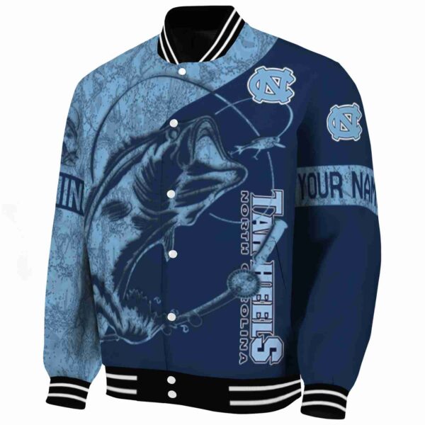 custom north carolina tar heels fishing rod navy blue jacket best selling