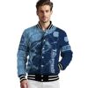 custom north carolina tar heels fishing rod navy blue jacket high quality