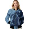 custom north carolina tar heels fishing rod navy blue jacket latest model